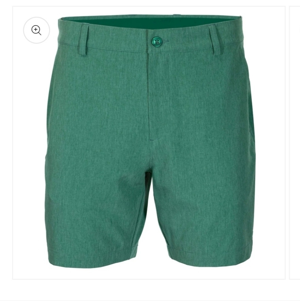 NWT Signature 1764 Mens Lightweight Green Xander Golf Shorts 7" Inseam Size 40